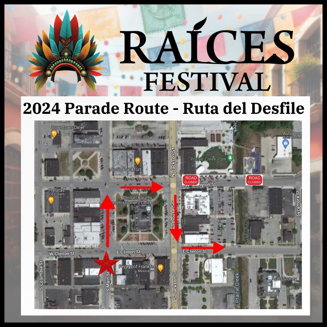 Parade route map